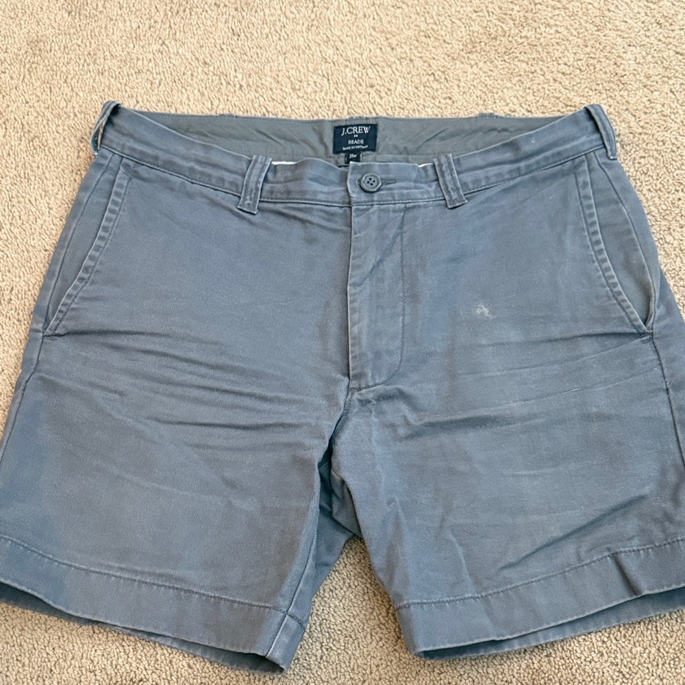 J. Crew Men's Slate Gray Flat Front Shorts